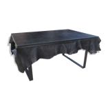 Table basse gainée de cuir