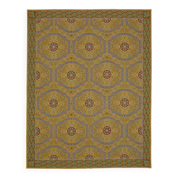 Handmade Vintage Flatweave Needlepoint Kilim 261 cm x 331 cm