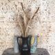 Black ceramic pitcher
