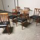 Set of 6 Scandinavian teak chairs 1960
