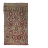 Tapis Kilim Turc Vintage Élégant 166x288 cm Laine Fait Main