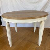 Table extensible rénovée couverts