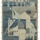Handwoven Turkish Rustic 275 cm x 365 cm Blue Wool Carpet