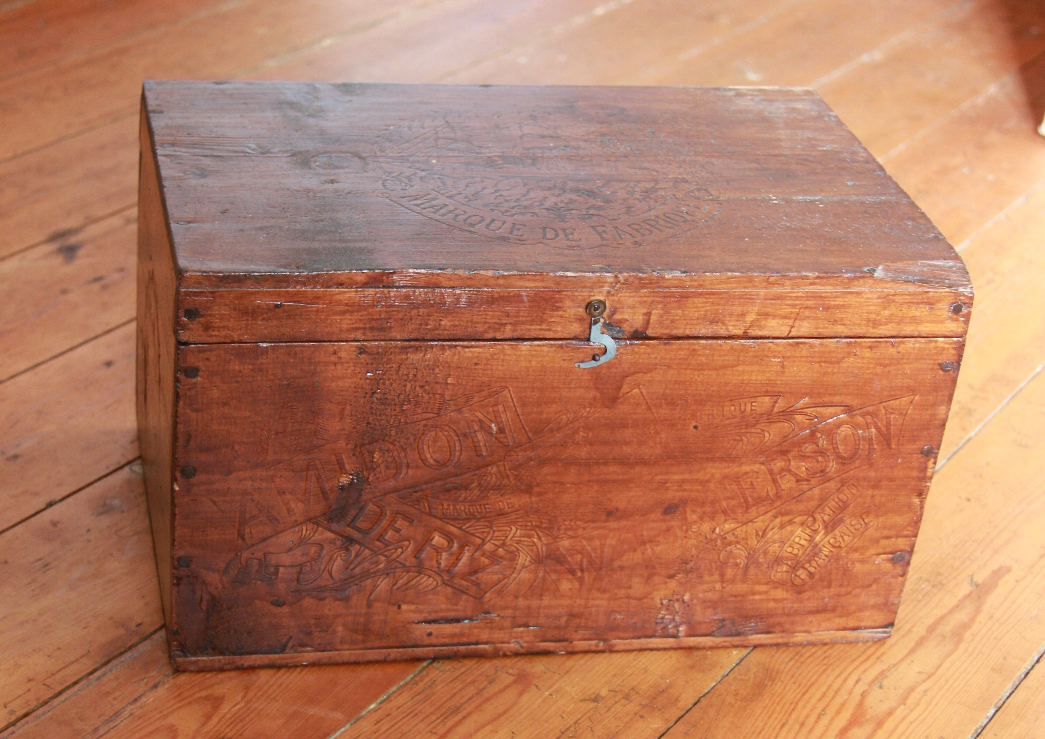 Wooden toy box
