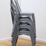 Set of 4 Tolix chairs