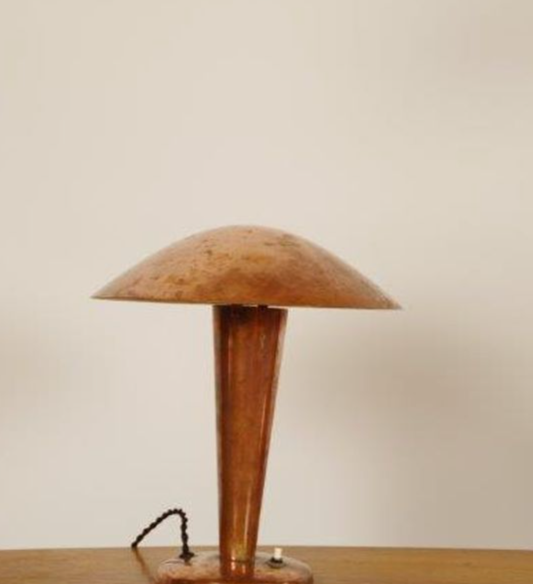Vintage copper lamp