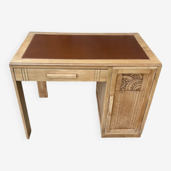 Vintage solid oak desk