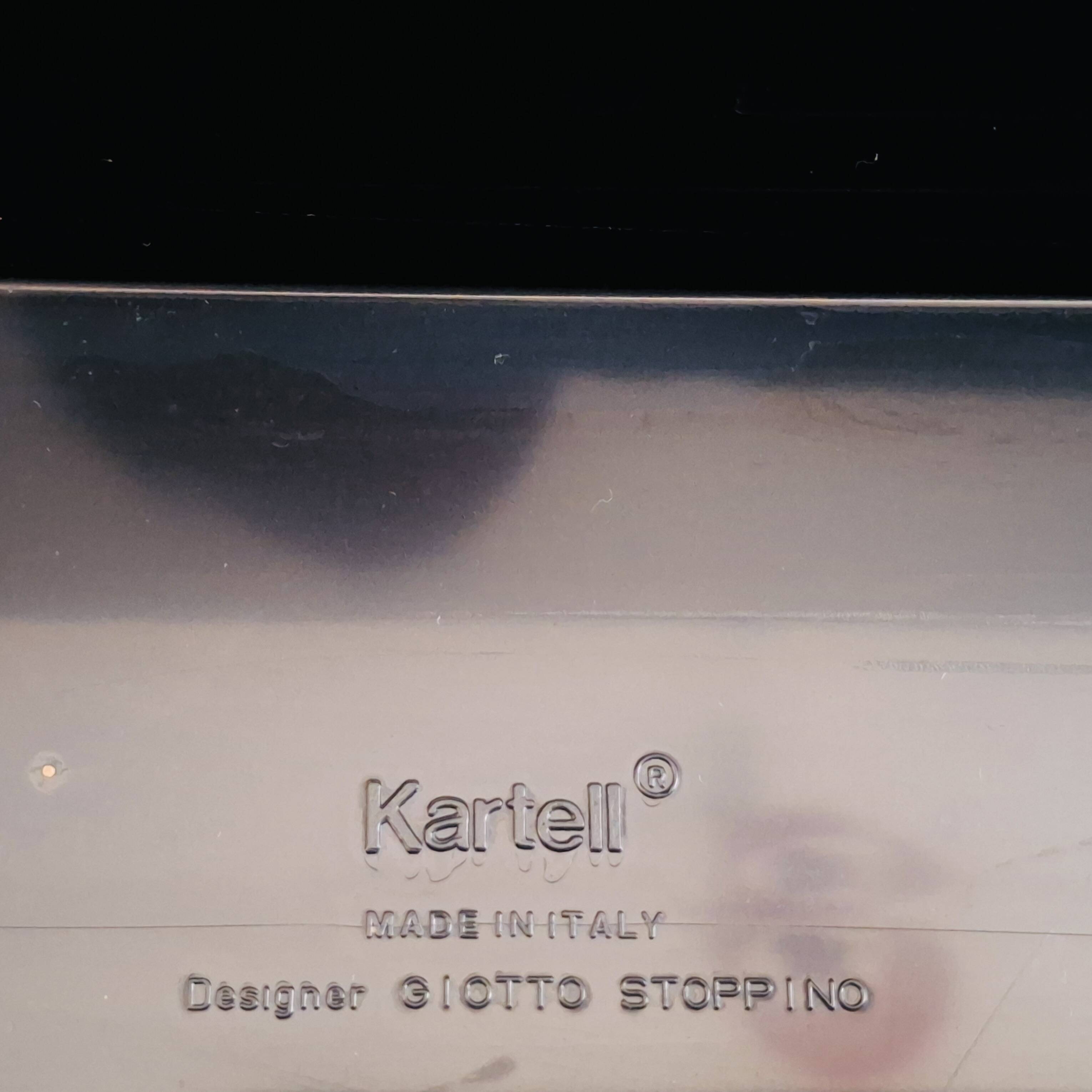 Magazine rack Portarviste by GIOTTO STOPINO, Kartell, 1971