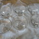 lot de 6 coupes en verre gravé époque art déco