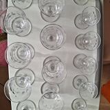 15 Verres baccarat model Chaulnes (water and wine)