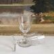2 old aperitif or port wine glasses from the 19th century