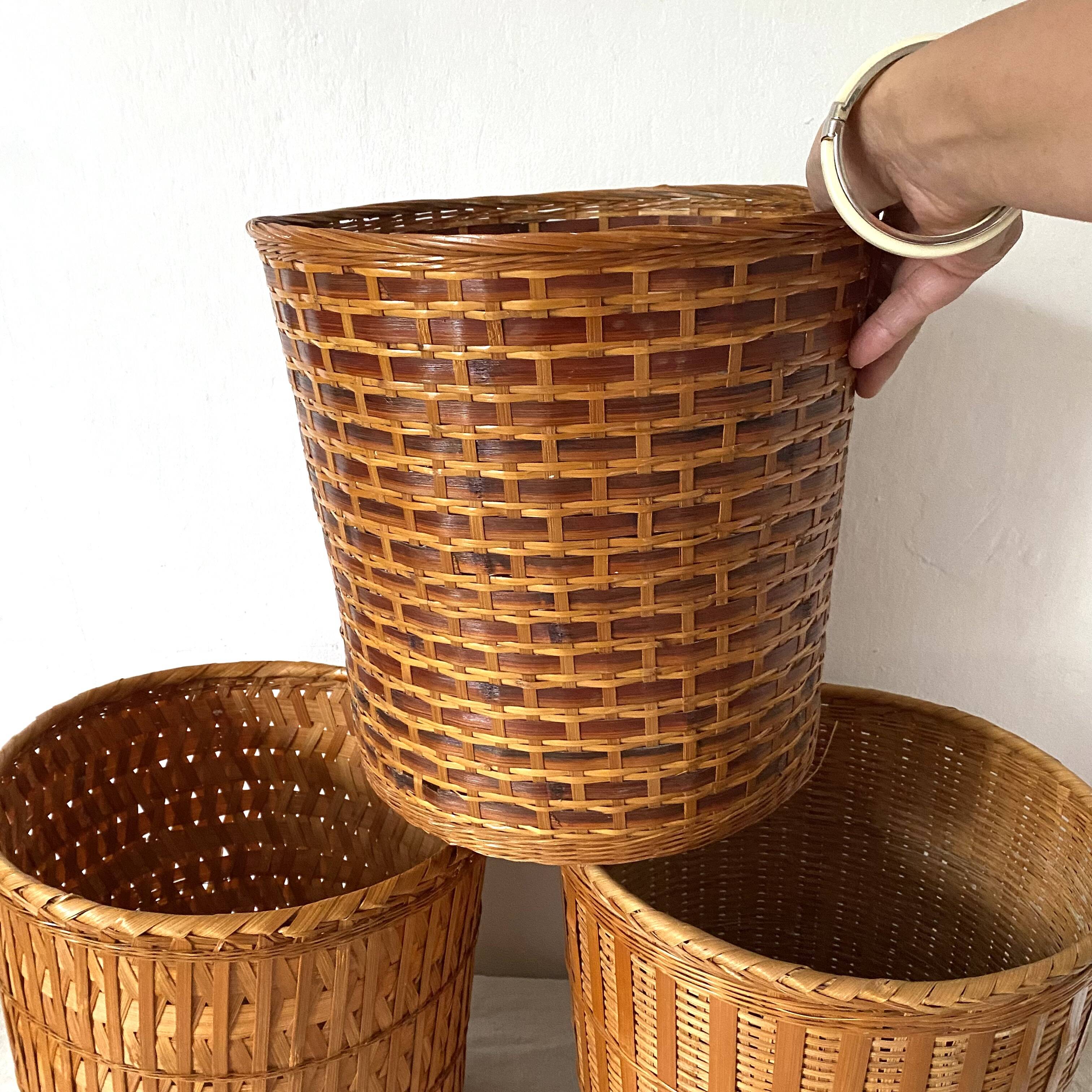 Bamboo pot holders, large size, set of 3