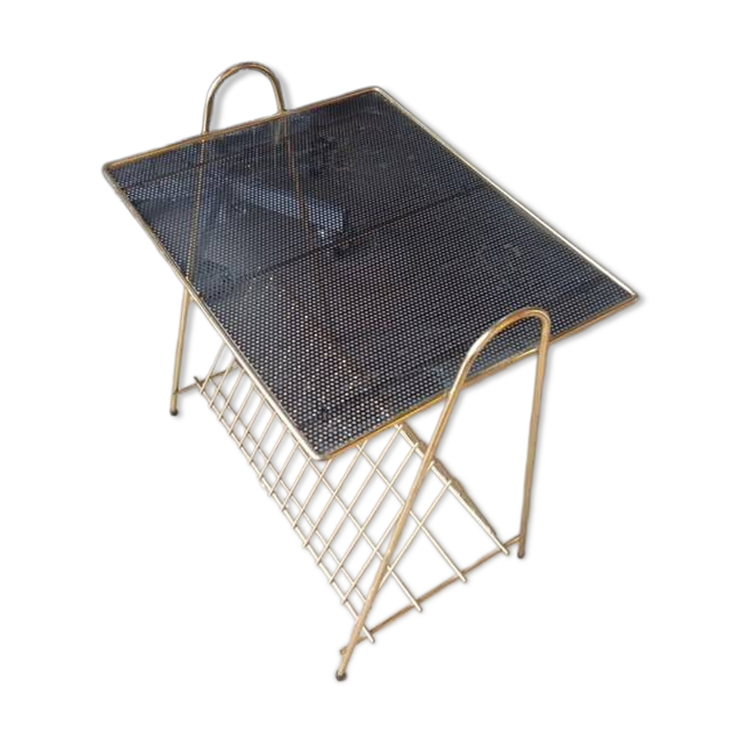 Table d’appoint porte vyniles