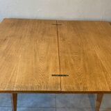 Vintage wooden portfolio table
