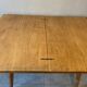 Vintage wooden portfolio table
