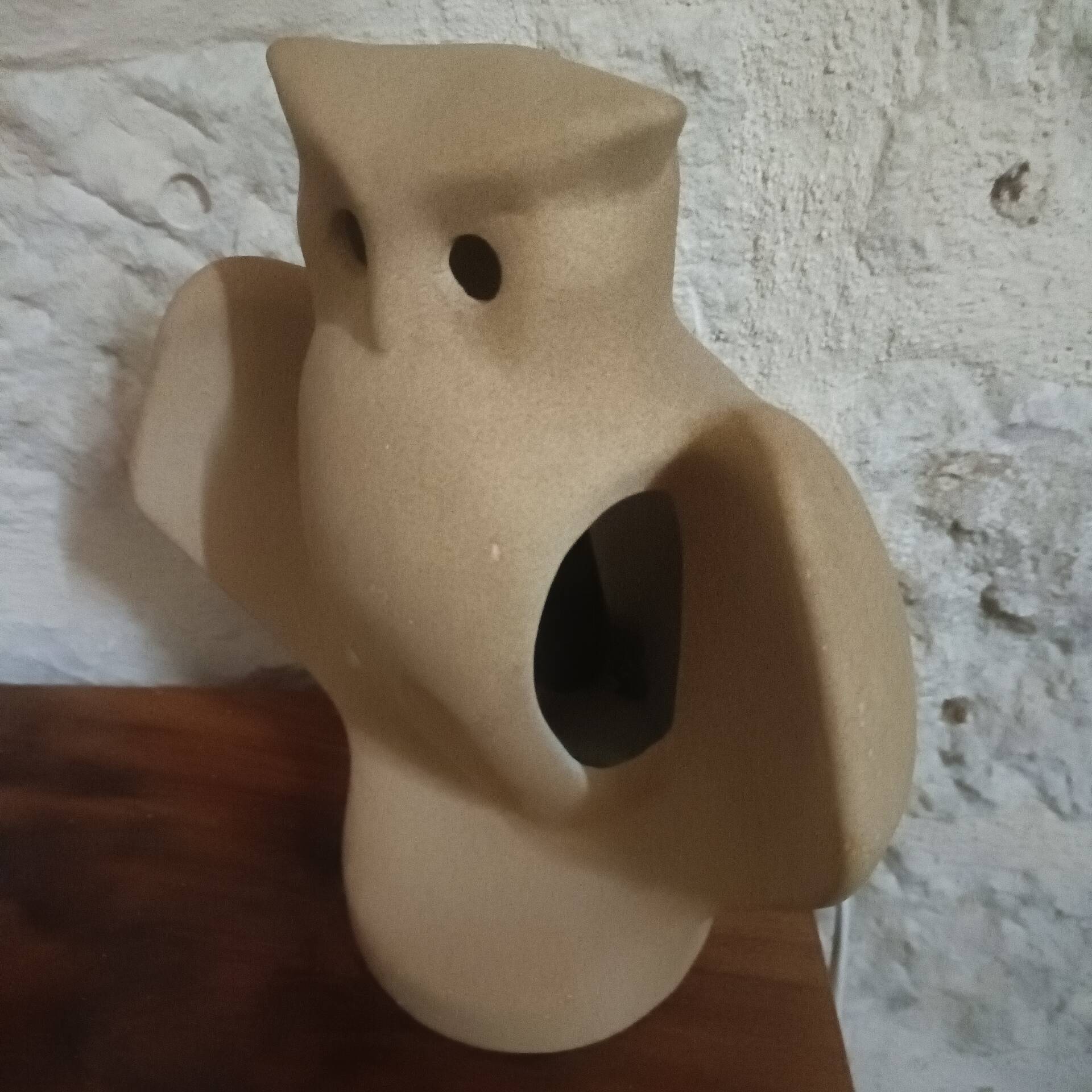 Zoomorphic lamp, owl, seventies