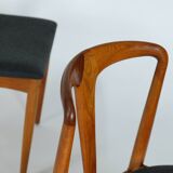 Set of four Danish Design Teak Dining Chairs by Johannes Andersen for Uldum - 1960s
