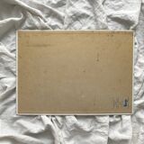 Old painting on canvas board "La Soupière" signed Anne Marie Beiruet