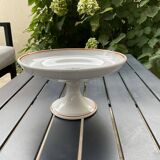 Set of 2 heel plates and one compote dish art deco, Boch La Louvière