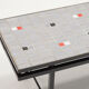 Ceramic tile sidetable, Germany 1960s.
