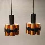 Hanging lamps designed by Werner Schou for his own company Coronell Elektro 1960-1970s.