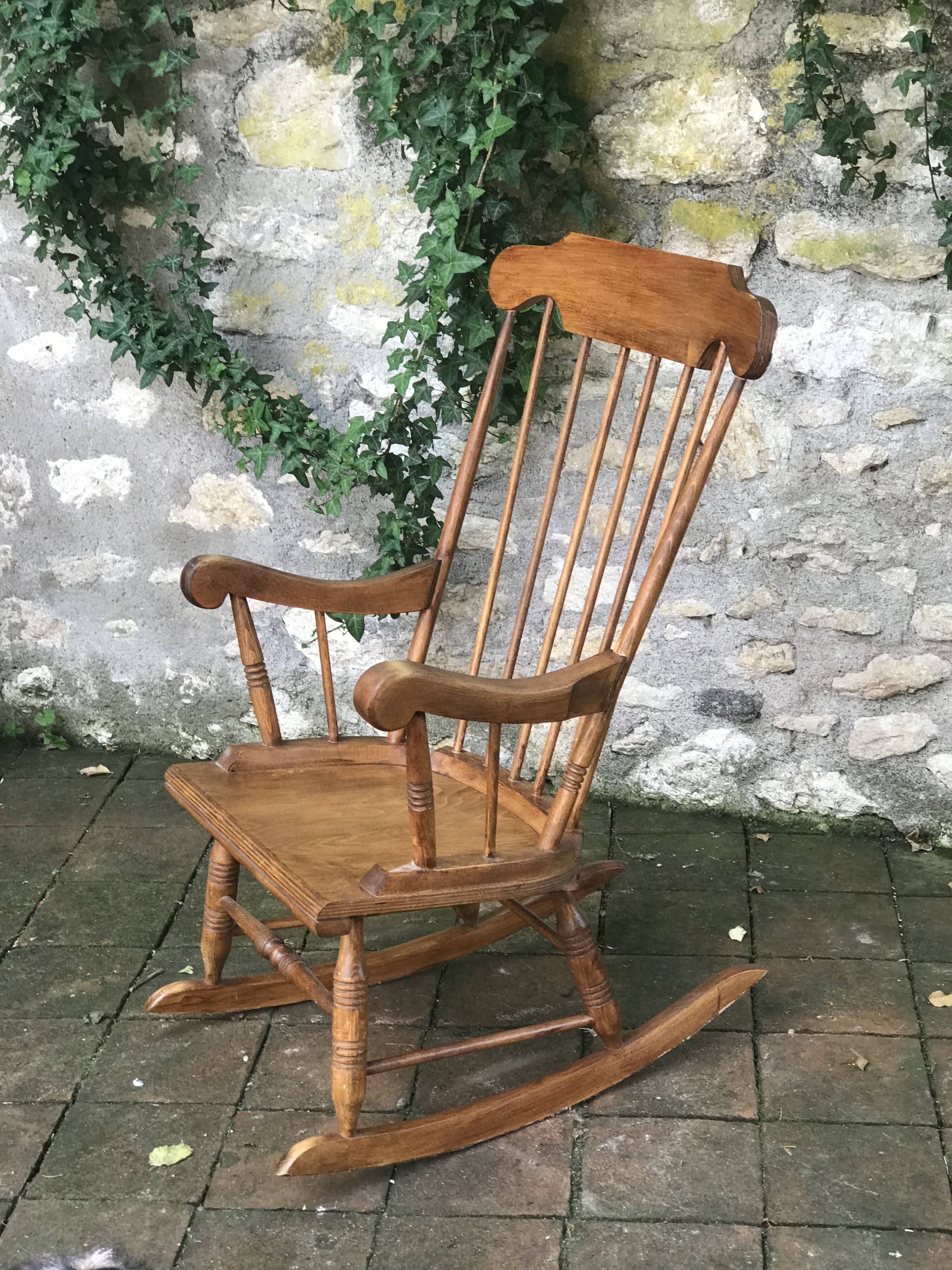 Vintage scandinavian rocking chair