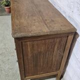 Burmese teak chest of drawers