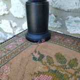 Pair of turned wooden lamps