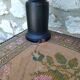 Pair of turned wooden lamps