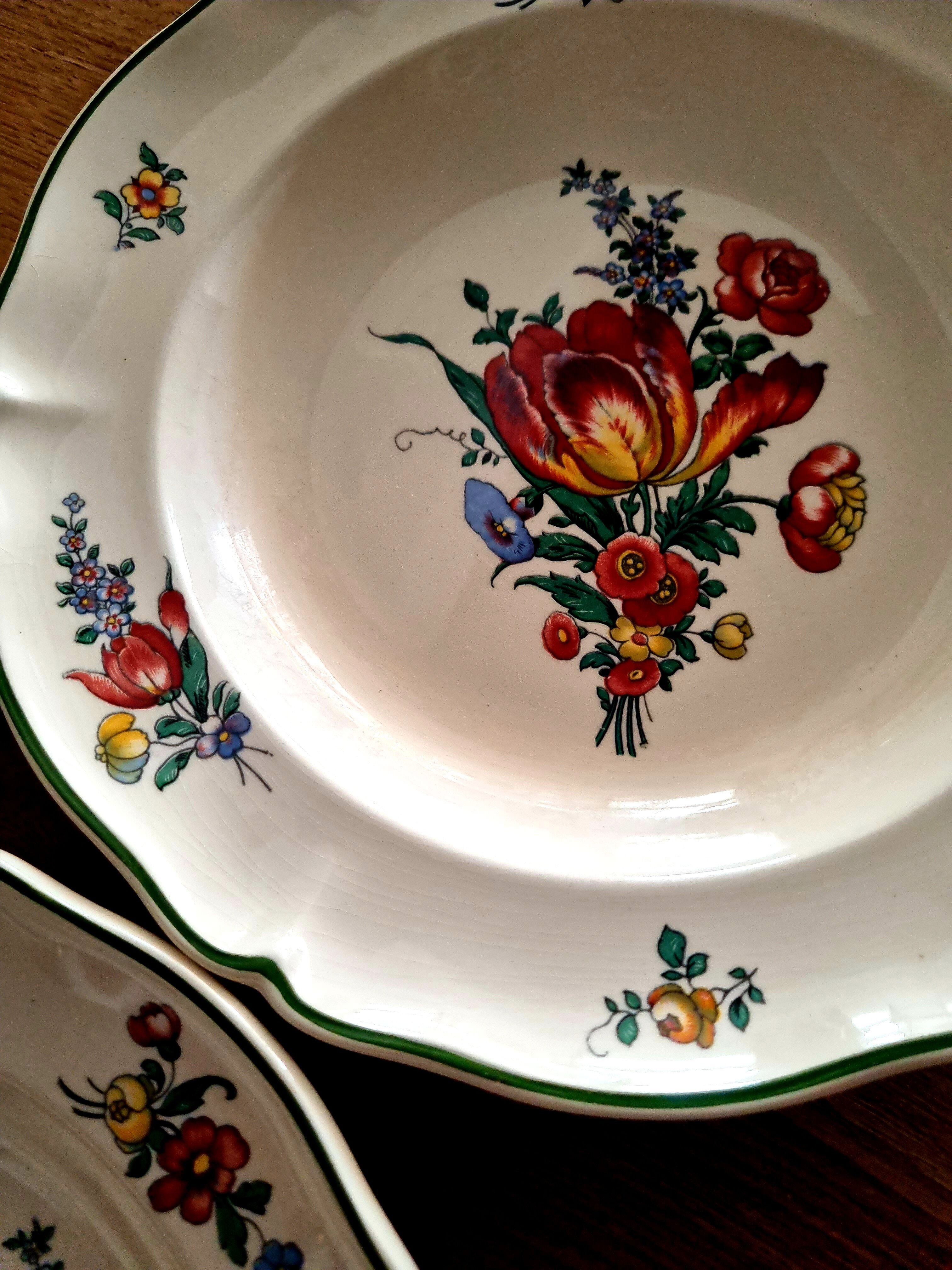Set of 3 hollow plates Villeroy and Boch 1562