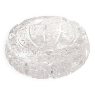 Cut crystal ashtray