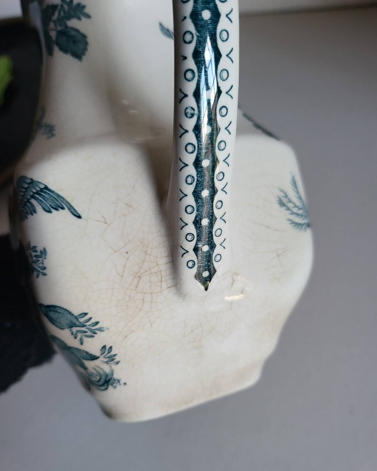 Verseuse théière en faïence anglaise enoch wedgwood tunstall