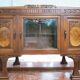 Buffet vaisselier époque Art Déco en ronce de noyer