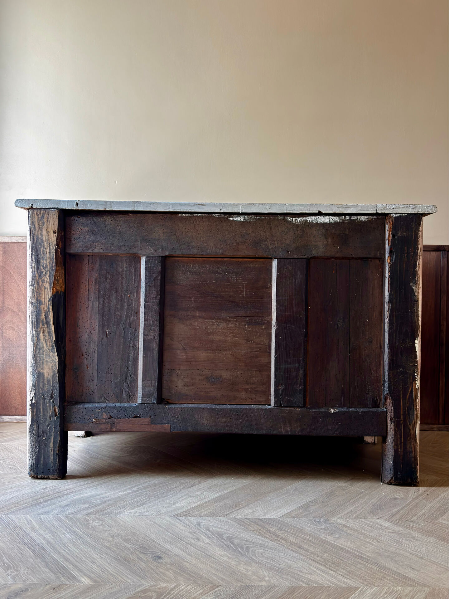 18th-century commode with a patina