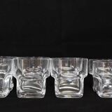 Glass service for 6, 17 pieces Sergio Asti for Arnolfo di Cambio.
