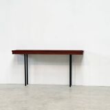 Elegant Italian wooden and metal console