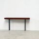 Elégante console italienne en bois et métal