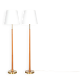 Pair of floor lamps by Hans Bergström for Ateljé Lyktan circa 1950
