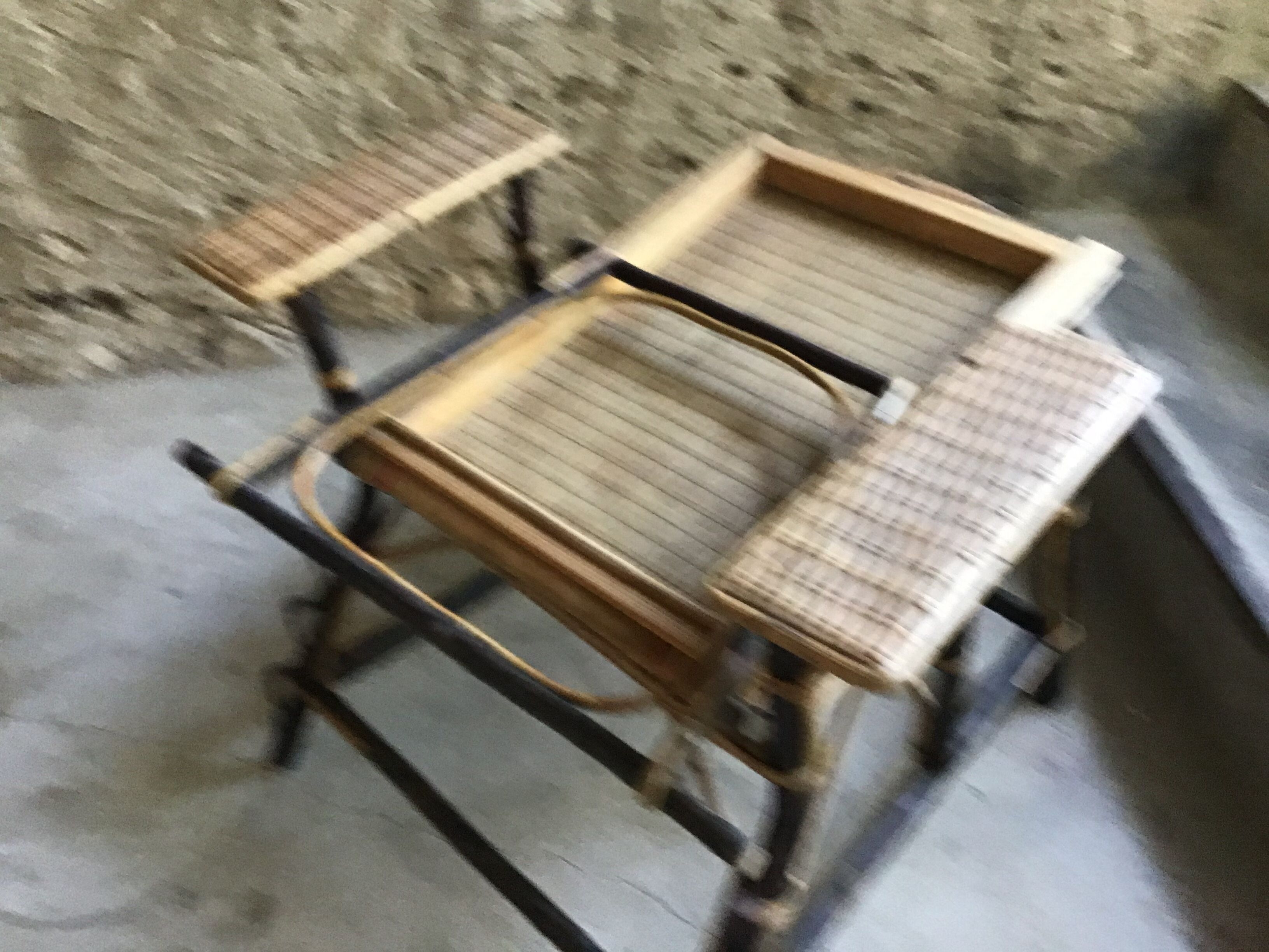 Antique chaise longue