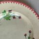 Plat rond en terre de fer Jules Vieillard