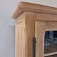 GLASS CABINET IN SOLID OAK