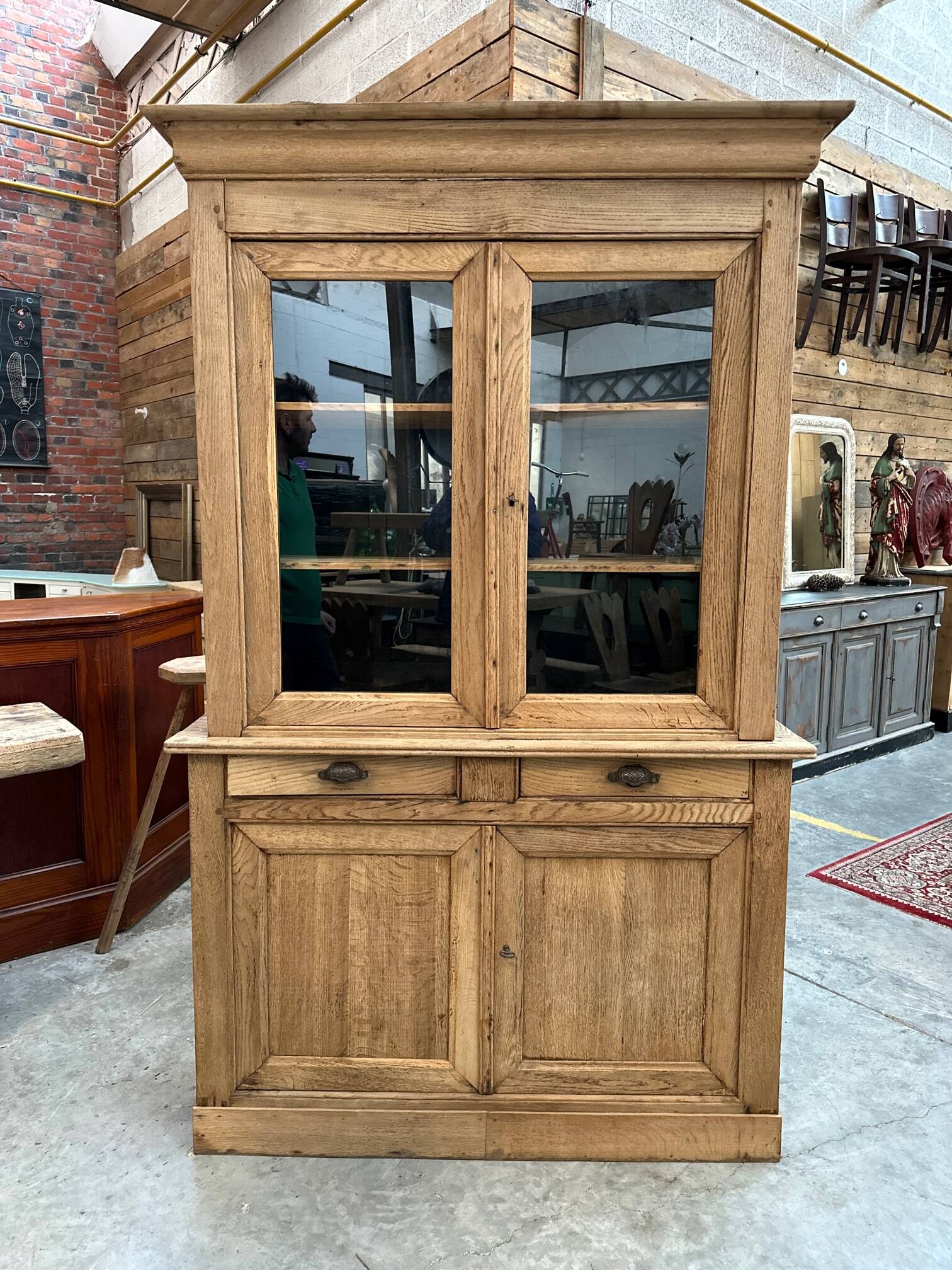 Late 19th century dresser in solid oak