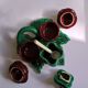 Vintage ceramic salt pepper mustard service 1950s 60s