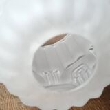 Set of 3 Art Deco frosted glass tulips