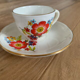 Cups and under cups porcelain gien RIVIERA