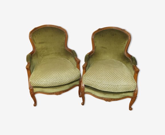 Paire de fauteuils Louis XV