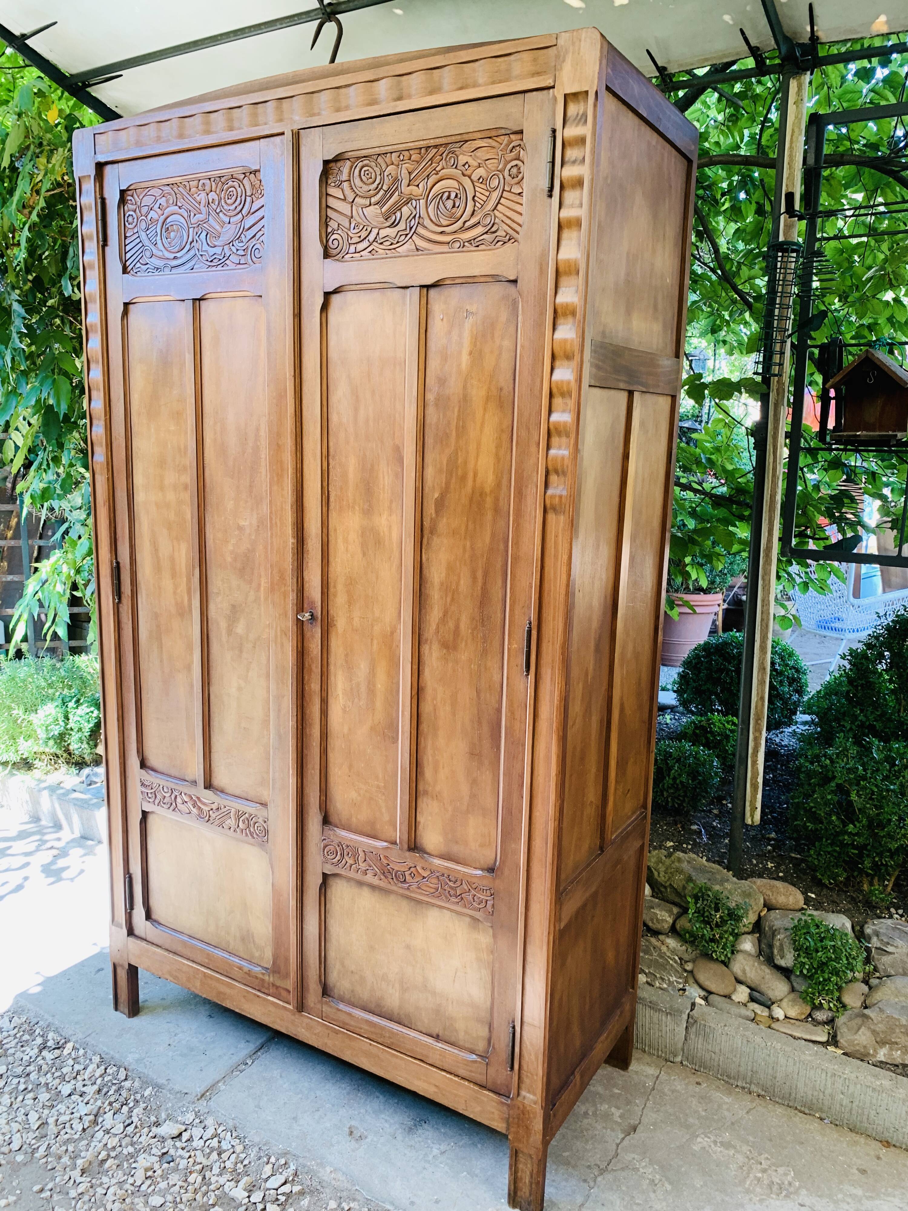 Art deco parisian wardrobe