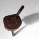 Tabouret en chêne fait main rustique, France, 19ème siècle