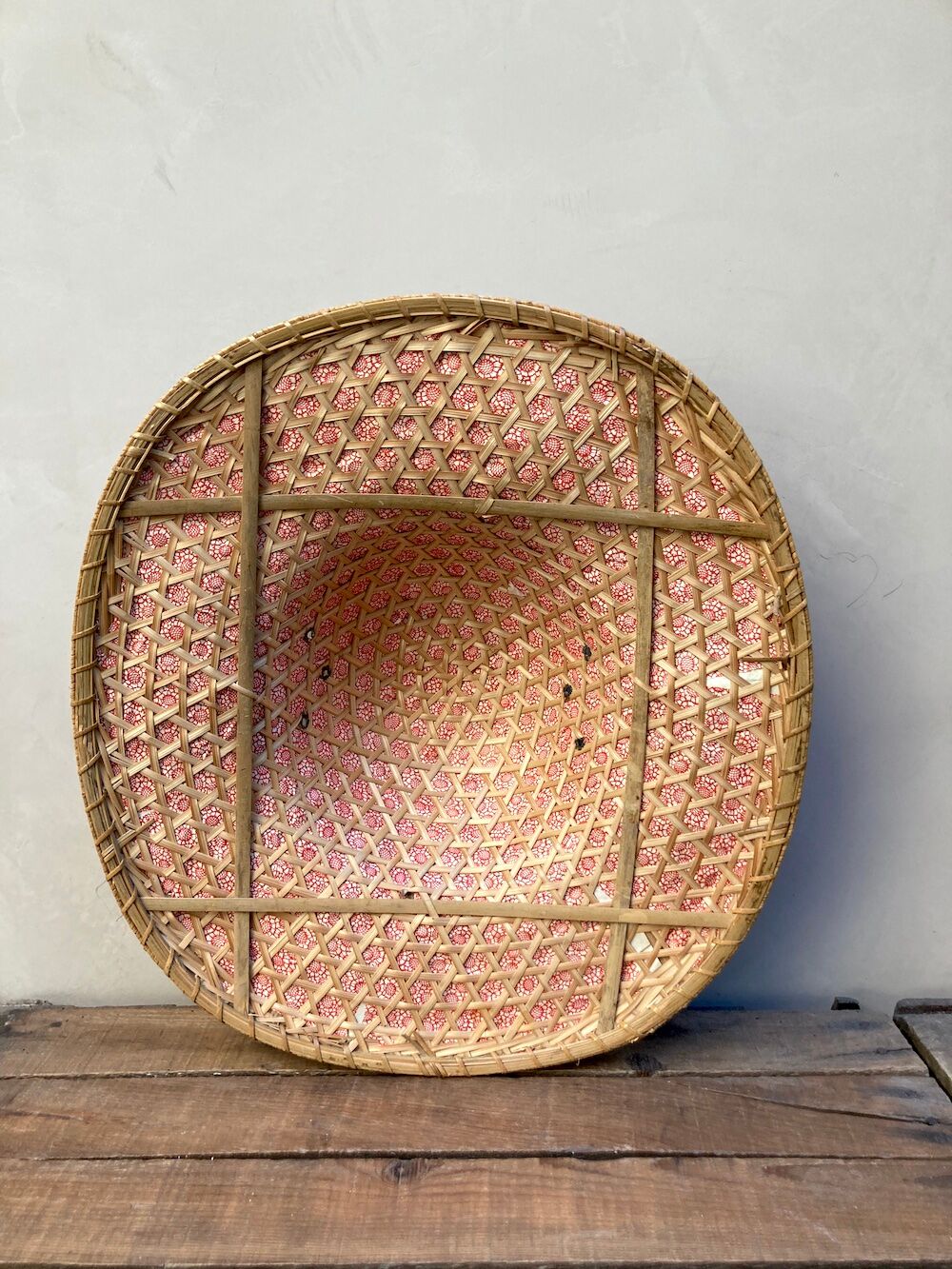 Hand-woven Asian hat