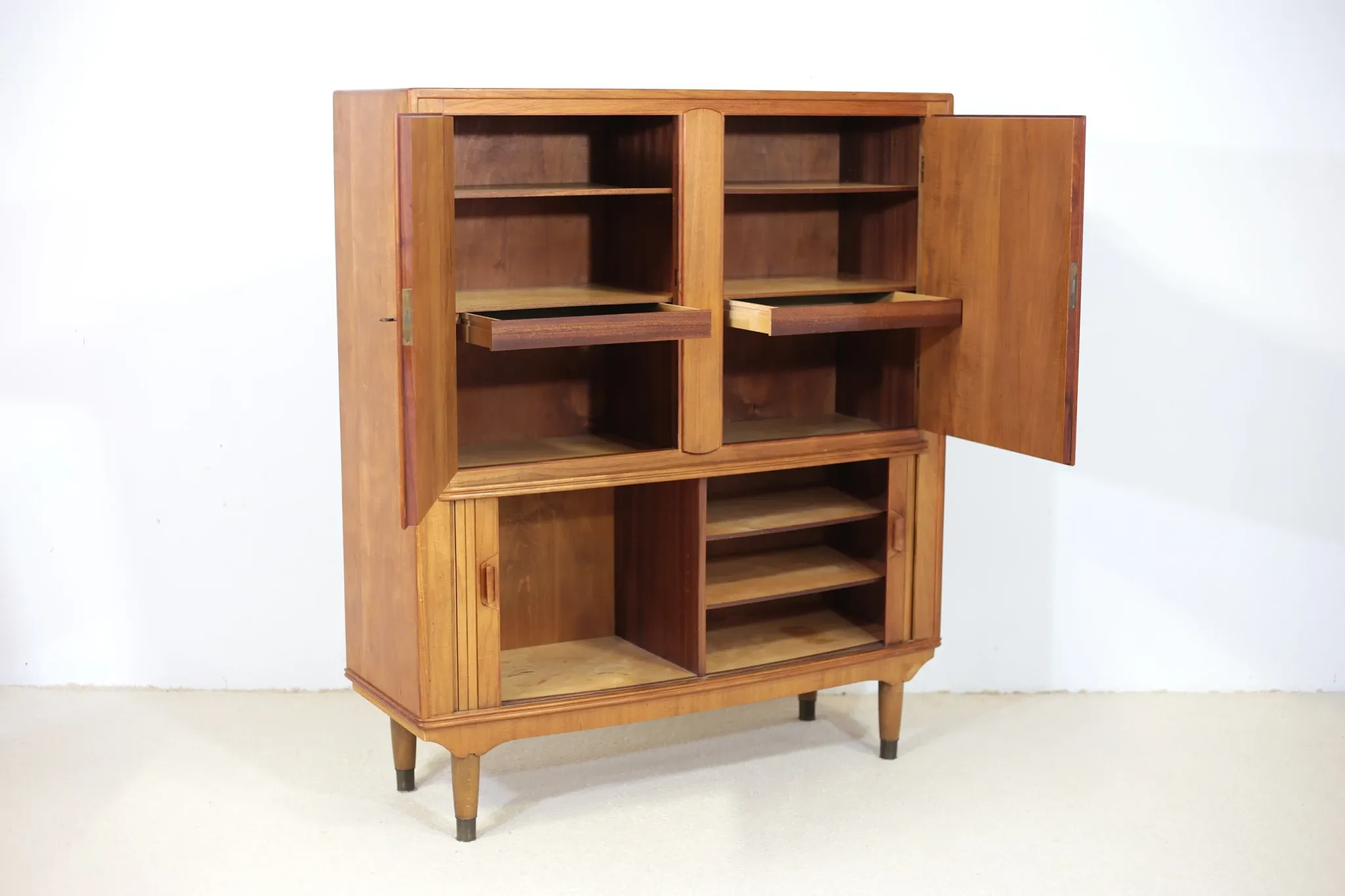 Danish high buffet in walnut